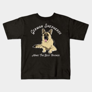 German Shepherd Dog Fan Dog Lover Gifts Kids T-Shirt